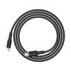 Kabelis Kabelis iPhone MFI USB -C - zibens 30W 3A 1,2m melns