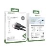 Kabelis Kabelis iPhone MFI USB -C - zibens 30W 3A 1,2m melns