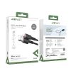 Kabelis kabelis iPhone MFI USB - zibens 2,4A 1,2 m melns