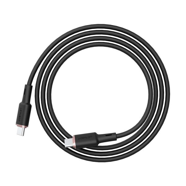 Kabelis USB-C 60W 20V 3A 1,2M balts kabelis