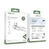 Kabelis USB-C 60W 20V 3A 1,2M balts kabelis