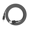 USB kabeļa kabelis - USB -C 3A 1,2m melns