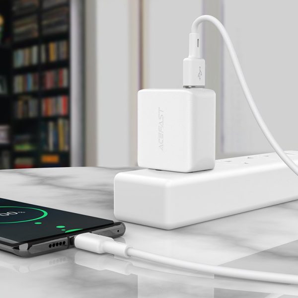 USB kabeļa kabelis - USB -C 3A 1,2m melns