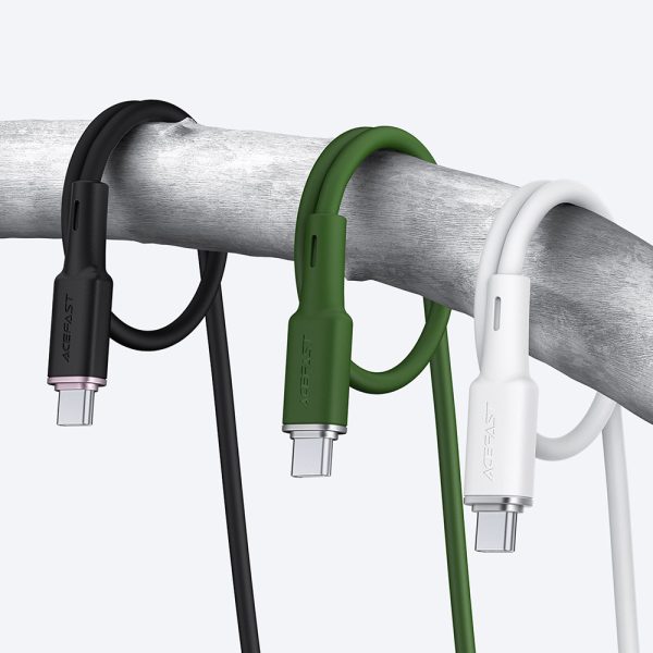 USB kabeļa kabelis - USB -C 3A 1,2m melns