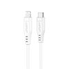 Kabelis kabelis iPhone MFI USB -C - zibens 30W 3A 1