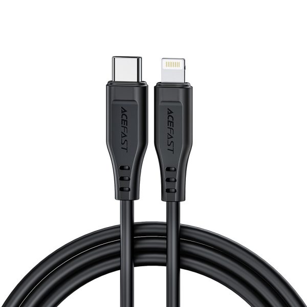 Kabelis kabelis iPhone MFI USB -C - zibens 30W 3A 1,2 m balts balts