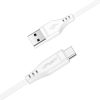 Kabelis Kabelis USB tālrunim - USB -C 3A 1,2m melns