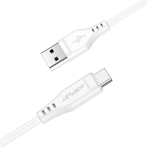 Kabelis Kabelis USB tālrunim - USB -C 3A 1,2m melns