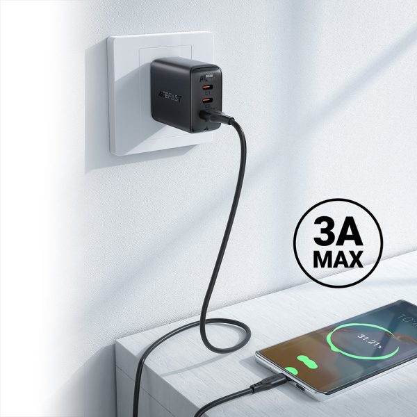 Kabelis Kabelis USB tālrunim - USB -C 3A 1,2m balts
