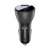 Automašīnu lādētājs 63W 12V USB-C USBP Black SFCP