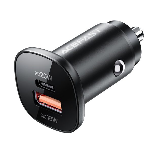 38W USB-C USB barošanas piegāde QC 3.0 automašīnas lādētājs
