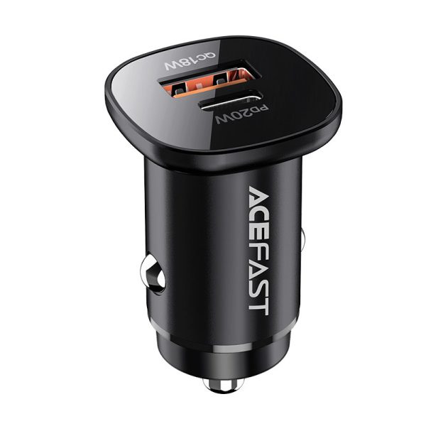 38W USB-C USB barošanas piegāde QC 3.0 automašīnas lādētājs