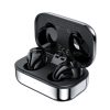 Spēļu bezvadu austiņas TWS Bluetooth 5.2 ūdensnecaurlaidīgs IPX4 sudrabs