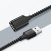 Adapteris USB kabeļa kabelim 2,0 50 cm melnajam kabelim