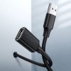Adapteris USB kabeļa kabelim 2,0 50 cm melnajam kabelim