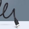 Adapteris USB kabeļa kabelim 2,0 50 cm melnajam kabelim