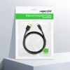 USB kabeļa kabelis -mini USB 5 -PIN GOLLE -PLATED 0,5 m melns