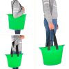 PVC ūdensnecaurlaidīga pludmales soma ar 11L plecu siksnu - zaļa