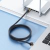 Ātrs PatchCord RJ45 10Gbps Cat 7 Sped Seven 5m Black