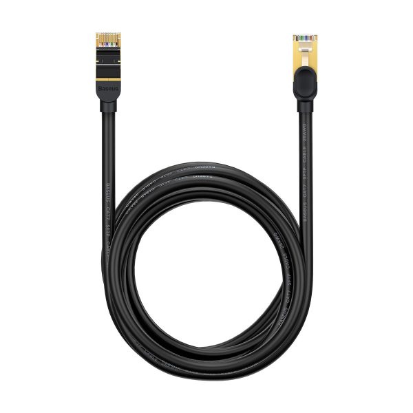 Ātrs PatchCord RJ45 10Gbps Cat 7 Sped Seven 5m Black