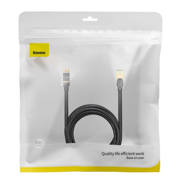 Ātrs PatchCord RJ45 10Gbps Cat 7 Sped Seven 5m Black