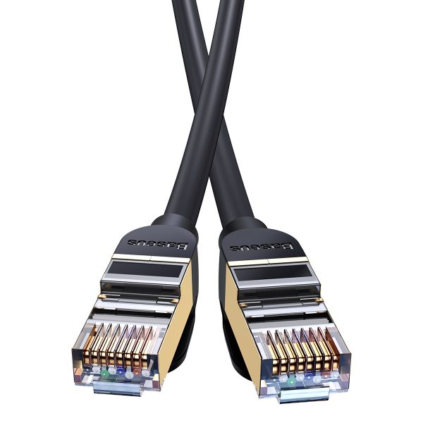 Ātrs PatchCord RJ45 10Gbps Cat 7 Sped Seven 5m Black