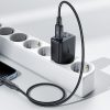 GAN 2X USB 18W QC 3.0 AFC FCP melnais lādētājs