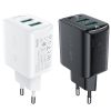 GAN 2X USB 18W QC 3.0 AFC FCP baltais lādētājs
