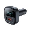 Automašīnu lādētājs ar 2x USB-C 1X USB 101W Power Piegādes QC 4.0 displejs