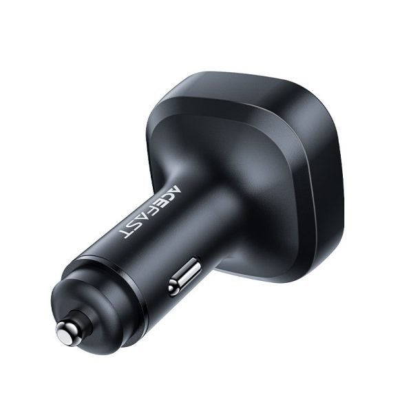 Automašīnu lādētājs ar 2x USB-C 1X USB 101W Power Piegādes QC 4.0 displejs