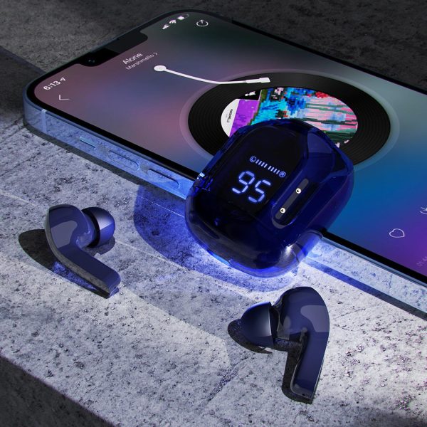 TWS Bluetooth Blue Wireless austiņas