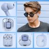 TWS Bluetooth bezvadu austiņas Bluetooth gaiši zila
