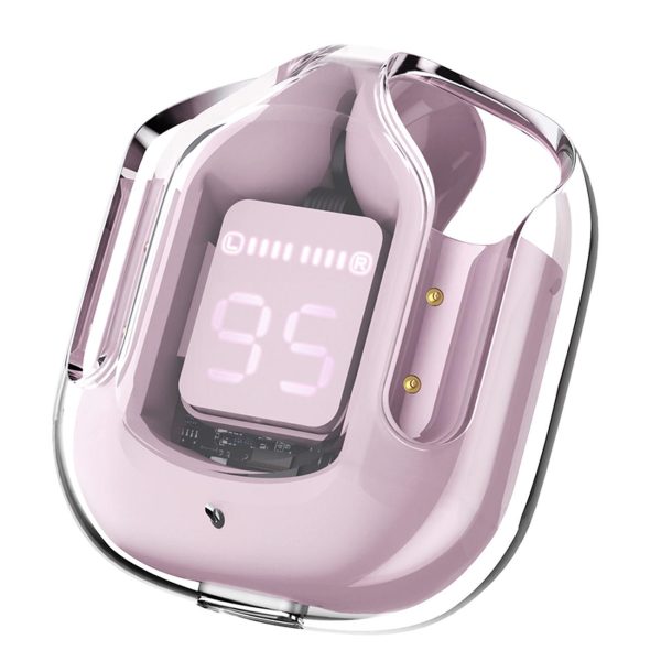 Dimulējot bezvadu austiņas TWS Bluetooth Pink