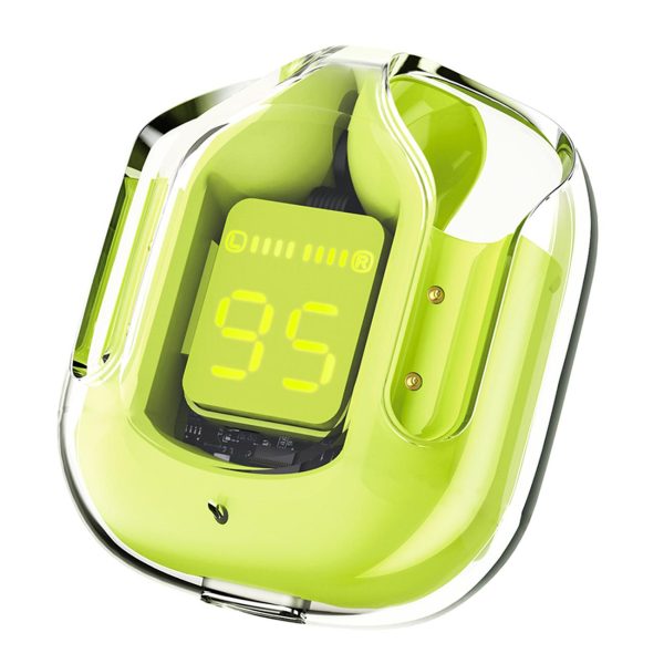 TWS Bluetooth bezvadu austiņas zaļās