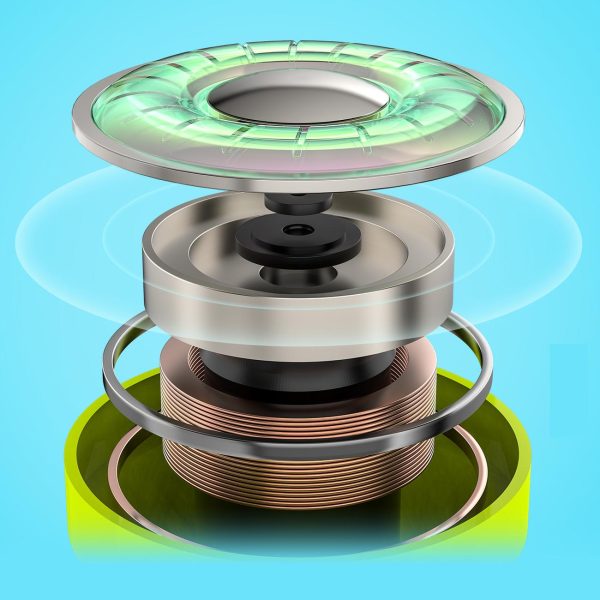 TWS Bluetooth bezvadu austiņas zaļās