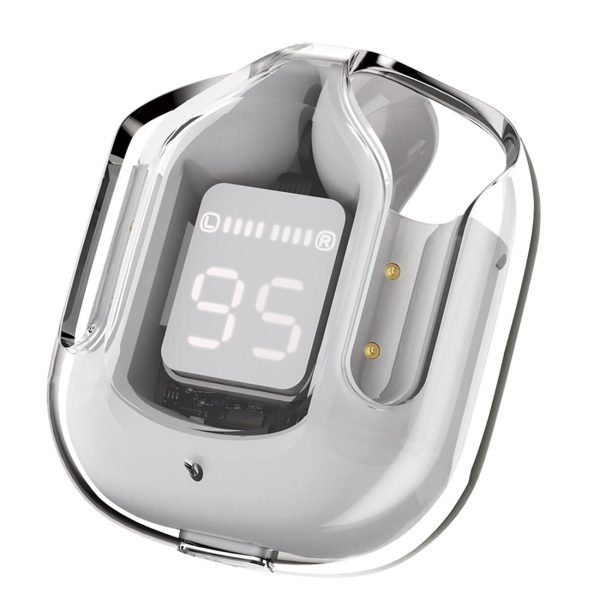TWS Bluetooth bezvadu austiņas pelēkas