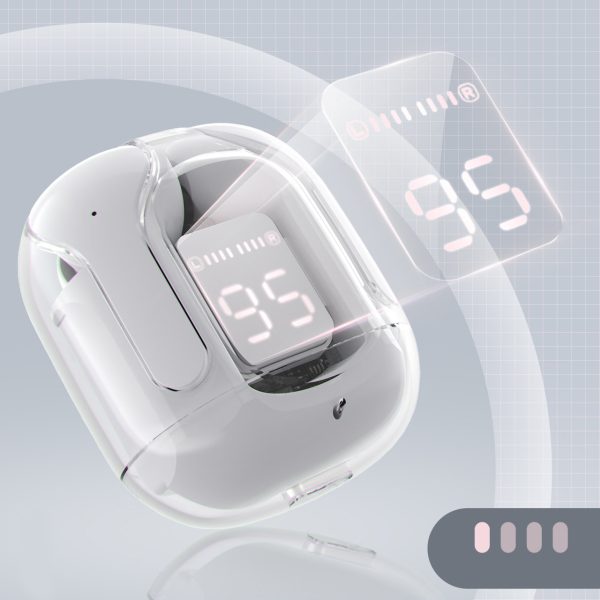 TWS Bluetooth bezvadu austiņas pelēkas