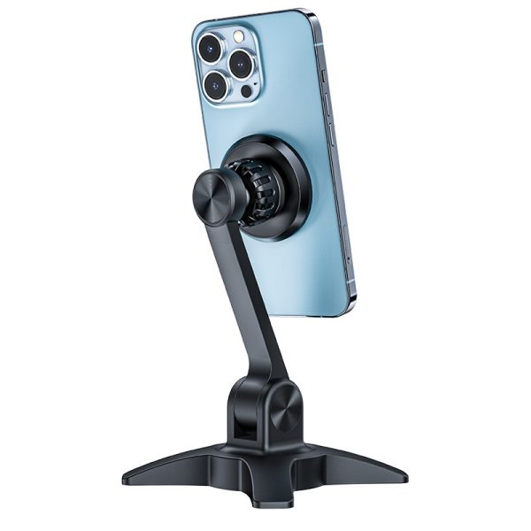 Stand stenda magnētiskais rokturis telefona melnam