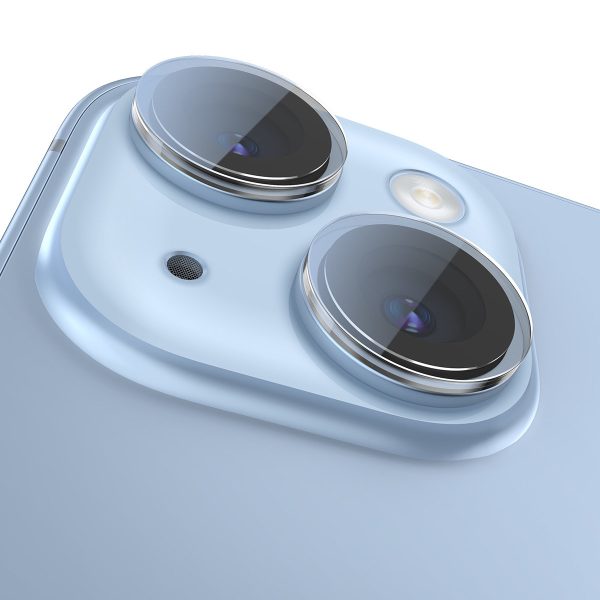 Rūdīts stikls iPhone 14/14 plus objektīviem plus caurspīdīgs + tīrīšanas komplekts