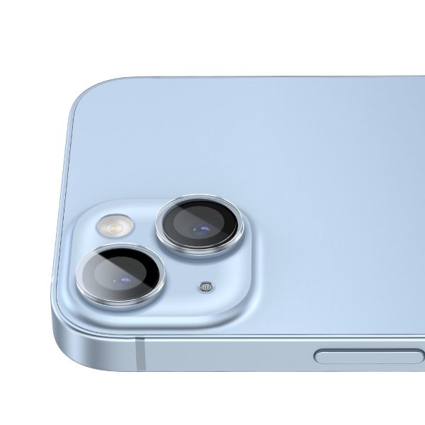 Rūdīts stikls iPhone 14/14 plus objektīviem plus caurspīdīgs + tīrīšanas komplekts
