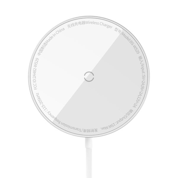 Mazs indukcijas lādētājs MagSafe Simple Mini3w sudrabs