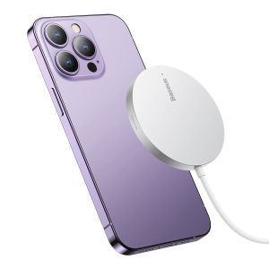 Mazs indukcijas lādētājs MagSafe Simple Mini3w sudrabs
