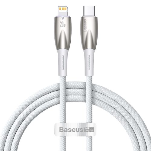 Kabelis Kabelis ātrai uzlādēšanai iPhone USB -C - zibens 480MB/s PD 20W 1m balts