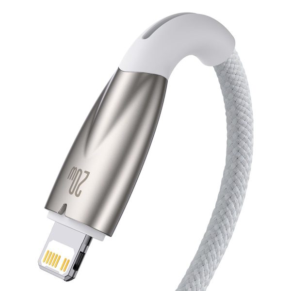 Kabelis Kabelis ātrai uzlādēšanai iPhone USB -C - zibens 480MB/s PD 20W 1m balts