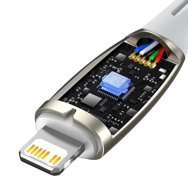 Kabelis Kabelis ātrai uzlādēšanai iPhone USB -C - zibens 480MB/s PD 20W 1m balts