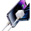 Kabelis Kabelis ātrai uzlādēšanai iPhone USB -C - zibens 480MB/s PD 20W 1m balts