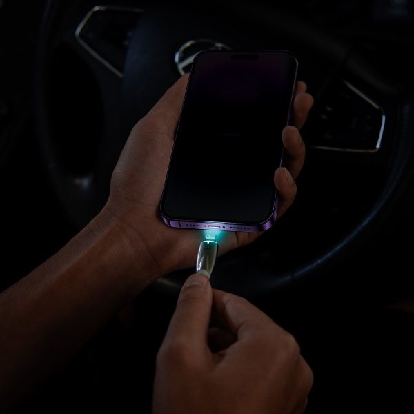 Kabelis Kabelis ātrai uzlādēšanai iPhone USB -C - zibens 480MB/s PD 20W 1m balts