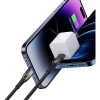 Kabelis Kabelis ātrai uzlādēšanai iPhone USB -C - zibens 480MB/s PD 20W 2m melns