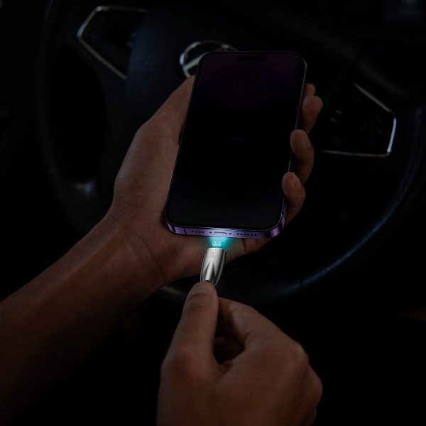 Kabelis Kabelis ātrai uzlādēšanai iPhone USB -C - zibens 480MB/s PD 20W 2m melns