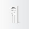 Leņķa kabeļa kabelis iPhone USB - zibens mfi 2,4a 1m melns